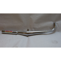 Uitlaat Tecno Bos chroom