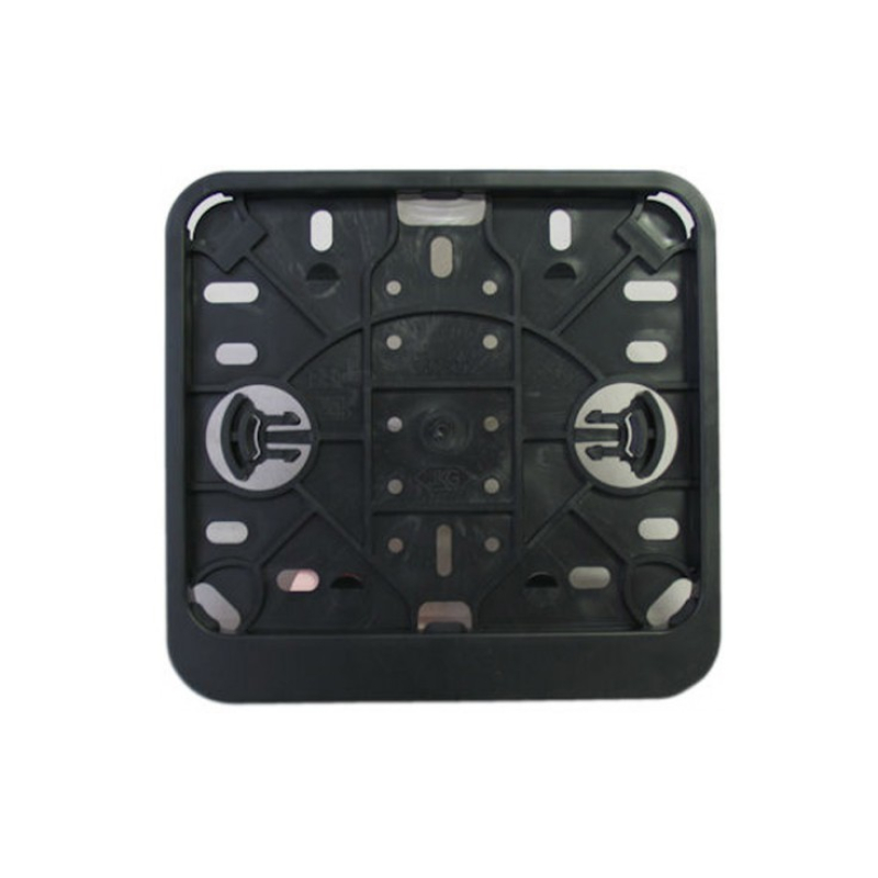 Kentekenplaathouder liggend 145x125mm zwart