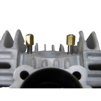 uitlaat tapeinden gehard, lange messing moeren en rvs ringen