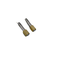 uitlaat tapeinden gehard, lange messing moeren en rvs ringen