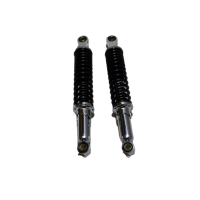 Schokbrekers 310mm zwart/chrome