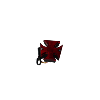 Achterlicht kruis zwart