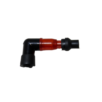 Bougie dop met licht rood