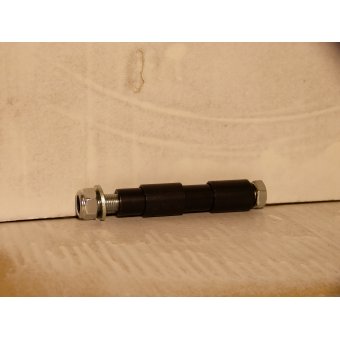 Achter brug bussen met as en moer