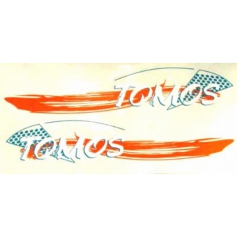sticker set Tomos standard oud type oranje