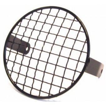 Koplamp rooster zwart rond