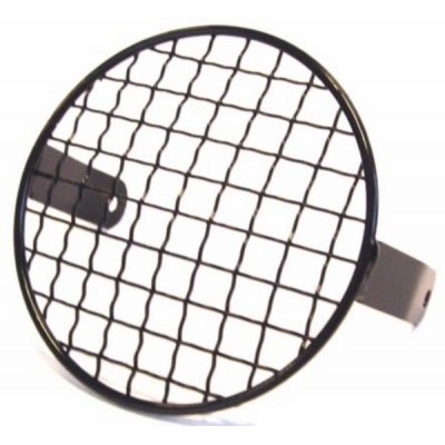 Koplamp rooster zwart rond